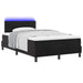 Pat cu arc LED cu saltea cu led Negru 120 x 200 cm Catifea - WALTI WALTI