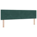 Pat cu arc LED cu saltea Verde închis 180 x 200 cm Catifea - WALTI WALTI