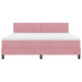 Pat cu arc LED cu saltea cu led Roz 180 x 200 cm Catifea - WALTI WALTI