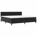 Pat cu arc LED cu saltea cu led Negru 200 x 200 cm Catifea - WALTI WALTI