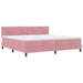 Pat cu arc LED cu saltea cu led Roz 200 x 200 cm Catifea - WALTI WALTI
