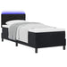 Pat cu arcuri cu headboard Negru 80 x 200 cm Catifea - WALTI WALTI