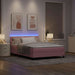 Pat cu arcuri cu headboard Roz 160 x 200 cm Catifea - WALTI WALTI