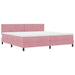 Pat cu arc LED cu benzi LED Roz 200 x 200 cm Catifea - WALTI WALTI