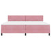 Pat cu arc LED cu benzi LED Roz 200 x 200 cm Catifea - WALTI WALTI
