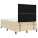 Pat cu arcuri cu saltea cu headboard Crem 120 x 200 cm țesătură - WALTI WALTI