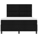 Pat cu arcuri cu benzi LED Negru 160 x 200 cm țesătură - WALTI WALTI