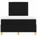 Pat cu arc LED cu saltea Negru 120 x 200 cm țesătură - WALTI WALTI