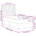 Pat cu arcuri cu saltea Gri deschis 80 x 200 cm Catifea - WALTI WALTI