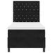 Pat cu arc LED cu saltea Negru 100 x 200 cm Catifea - WALTI WALTI