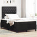 Pat cu arc LED cu saltea Negru 120 x 190 cm Catifea - WALTI WALTI