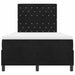 Pat cu arc LED cu saltea Negru 120 x 190 cm Catifea - WALTI WALTI