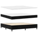 Pat cu arc LED cu saltea Negru 200 x 200 cm Catifea - WALTI WALTI