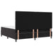 Pat cu arc LED cu saltea Negru 200 x 200 cm Catifea - WALTI WALTI