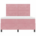 Pat cu arc LED cu saltea cu headboard Roz 160 x 200 cm Catifea - WALTI WALTI