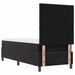 Pat cu arc LED cu headboard Negru 80 x 200 cm Catifea - WALTI WALTI