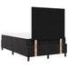 Pat cu arc LED cu headboard Negru 120 x 190 cm Catifea - WALTI WALTI