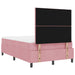 Pat cu arc LED cu headboard Roz 120 x 200 cm Catifea - WALTI WALTI