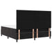 Pat cu arc LED cu headboard Negru 180 x 200 cm Catifea - WALTI WALTI