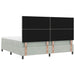 Pat cu arc LED cu headboard Gri deschis 200 x 200 cm Catifea - WALTI WALTI