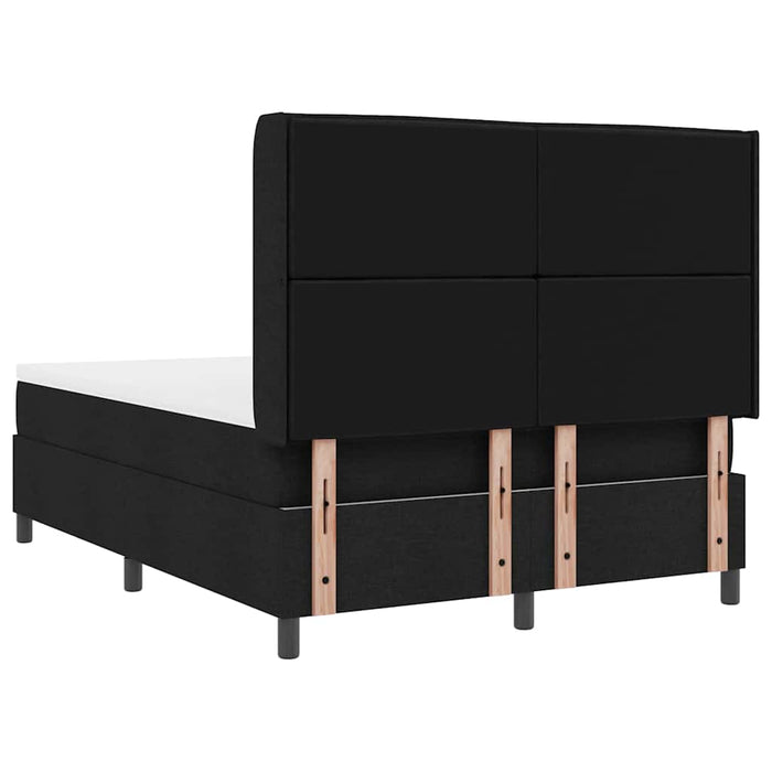 Pat cu arc LED cu saltea Negru 140 x 190 cm țesătură - WALTI WALTI