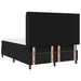Pat cu arc LED cu headboard Negru 140 x 200 cm țesătură - WALTI WALTI