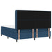 Pat cu arc LED cu headboard albastru 180 x 200 cm țesătură - WALTI WALTI