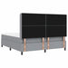 Pat cu arc LED cu headboard Gri deschis 180 x 200 cm țesătură - WALTI WALTI