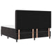 Pat cu arcuri cu saltea cu led Negru 180 x 200 cm Catifea - WALTI WALTI