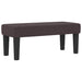 Pat cu arcuri cu headboard Maro închis 100 x 200 cm țesătură - WALTI WALTI