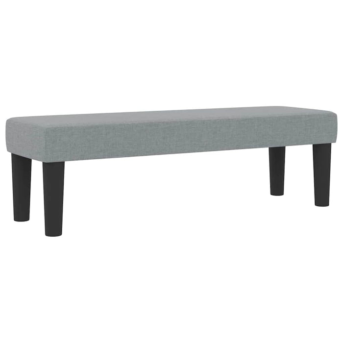 Pat cu arcuri cu headboard Gri deschis 120 x 190 cm țesătură - WALTI WALTI