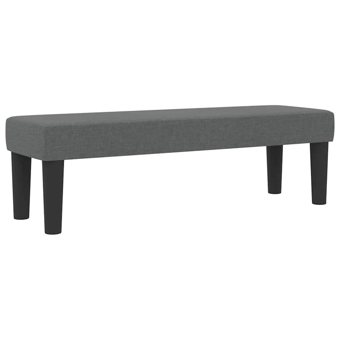 Pat cu arcuri cu headboard Gri închis 120 x 190 cm țesătură - WALTI WALTI