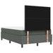 Pat cu arcuri cu headboard Gri închis 120 x 190 cm țesătură - WALTI WALTI