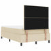 Pat cu arcuri cu saltea cu headboard Crem 120 x 200 cm țesătură - WALTI WALTI