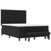 Pat cu arcuri cu headboard Negru 140 x 200 cm țesătură - WALTI WALTI