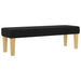 Pat cu arcuri cu headboard Negru 200 x 200 cm țesătură - WALTI WALTI
