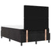 Pat cu arcuri cu pernă cu headboard Negru 190 x 120 cm Catifea - WALTI WALTI