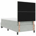 Pat cu arcuri cu saltea Gri deschis 80 x 200 cm Catifea - WALTI WALTI