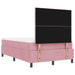 Pat cu arcuri cu saltea cu headboard Roz 120 x 190 cm Catifea - WALTI WALTI
