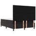 Pat cu arcuri cu saltea cu headboard Negru 140 x 200 cm Catifea - WALTI WALTI