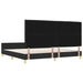 Cadru de pat cu headboard Negru 200 x 200 cm țesătură - WALTI WALTI