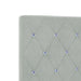 Cadru de pat cu headboard Gri deschis 120 x 190 cm Catifea - WALTI WALTI
