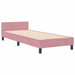 Cadru de pat cu headboard Roz 80 x 200 cm Catifea - WALTI WALTI