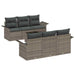 Set de canapele pentru grădină Manual 7 pcs Gri 55 x 55 x 37 cm - WALTI WALTI