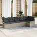 Set de canapele pentru grădină 6 pcs Gri deschis Rattan poli - WALTI WALTI