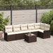 Set de canapele pentru grădină cu pernă 7 pcs Maro Rattan poli - WALTI WALTI