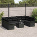 Set de canapele pentru grădină cu pernă 10 pcs Bej Rattan poli - WALTI WALTI