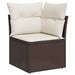 Set de canapele pentru grădină cu pernă 7 pcs Gri Rattan poli - WALTI WALTI