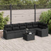 Set de canapele pentru grădină cu pernă 7 pcs Bej Rattan poli - WALTI WALTI