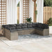 Set de canapele pentru grădină 10 pcs Gri deschis Rattan poli - WALTI WALTI